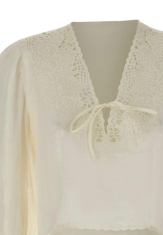 26SS 보스 블라우스 50556734 118 WHITE - BOSS