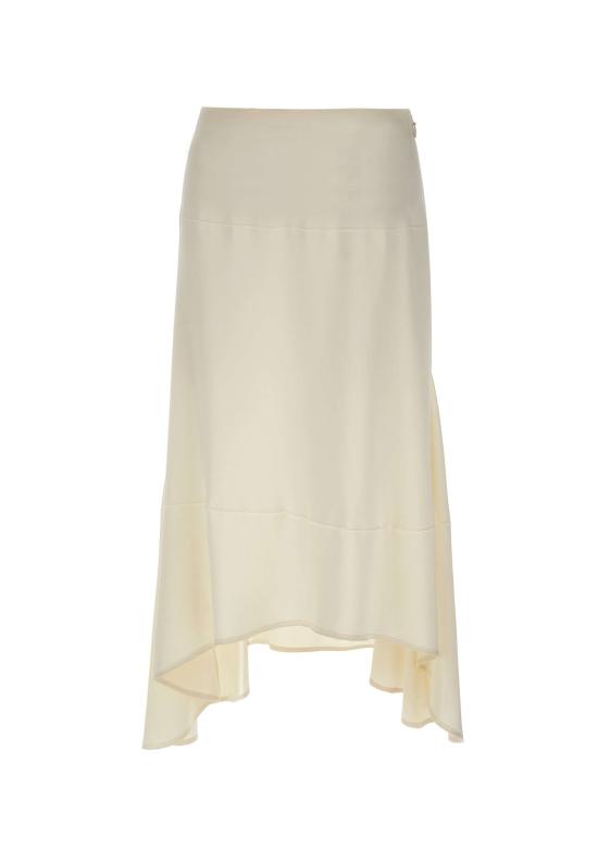26SS 빅토리아 베컴 롱 스커트 1266WSK007245A IVORY White