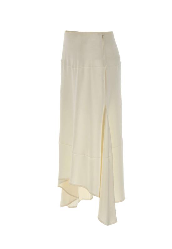 26SS 빅토리아 베컴 롱 스커트 1266WSK007245A IVORY White - VICTORIA BECKHAM