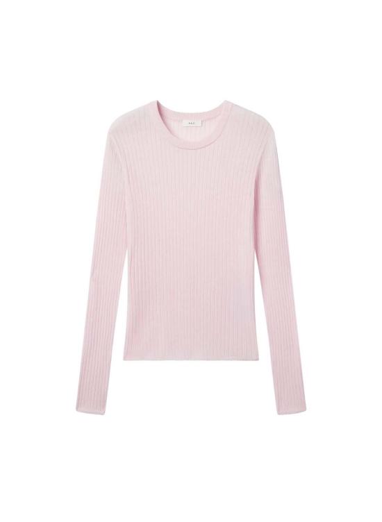  에이엘씨 긴팔 티셔츠 A.L.C. 카일 립드 메리노 탑 체리 블로썸 - A.L.C.