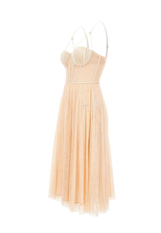 26SS 엘리자베타프랜치 미디 원피스 AB97162E2 EG9 Pink - ELISABETTA FRANCHI