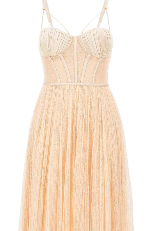 26SS 엘리자베타프랜치 미디 원피스 AB97162E2 EG9 Pink - ELISABETTA FRANCHI