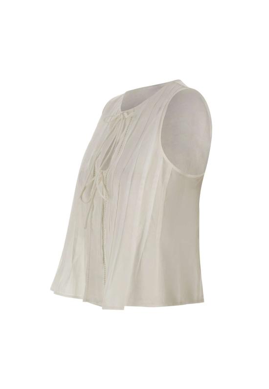 26SS 보스 민소매 티셔츠 50559244 118 WHITE - BOSS