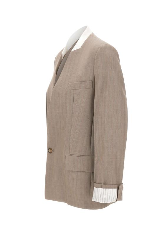 26SS 빅토리아 베컴 수트 자켓 1226WJK007214A LIMESTONE Brown - VICTORIA BECKHAM