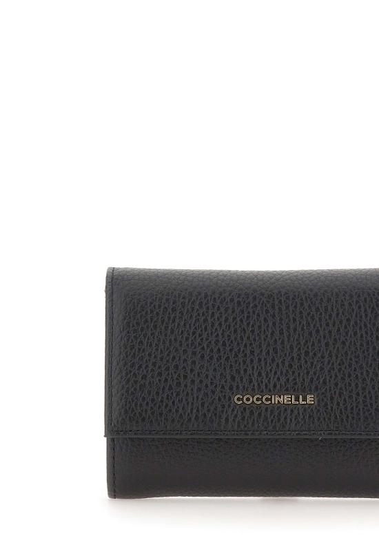 26SS 코치넬리 지갑 MW5116601 001 Black - COCCINELLE