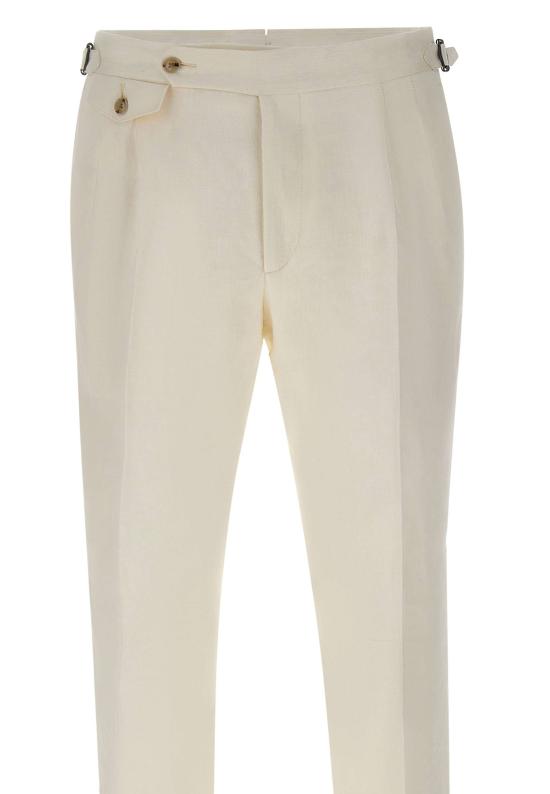 26SS 발바 스트레이트 팬츠 53060 0001 White - BARBA