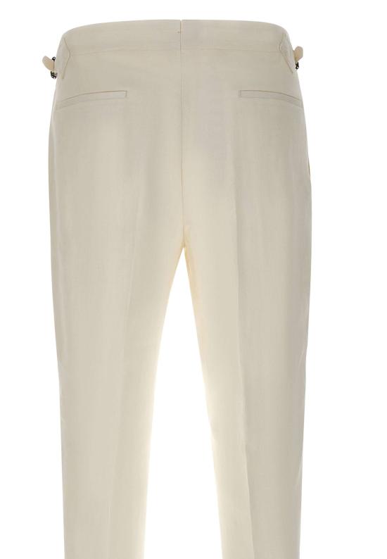 26SS 발바 스트레이트 팬츠 53060 0001 White - BARBA