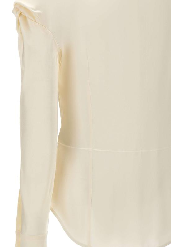 26SS 빅토리아 베컴 셔츠 1226WSH007231A IVORY White - VICTORIA BECKHAM