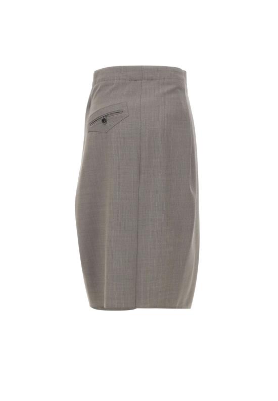 26SS 빅토리아 베컴 미디 스커트 1226WSK007224B NICKEL Grey - VICTORIA BECKHAM