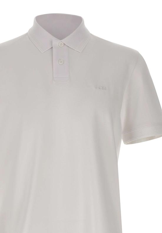 26SS 보스 폴로 티셔츠 50520109 100 White - BOSS