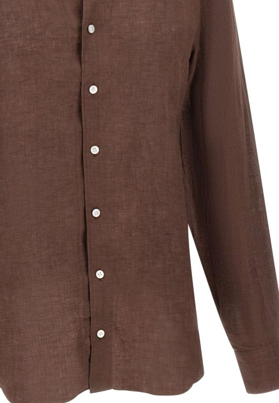 26SS 발바 긴팔 셔츠 NSFR2P0154115U 0004 Brown - BARBA