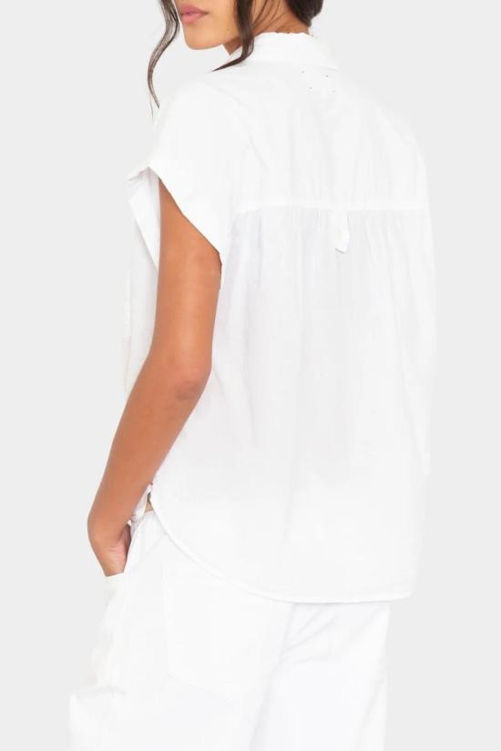  시레나 셔츠 렉시 반팔 셔츠 화이트 - XIRENA