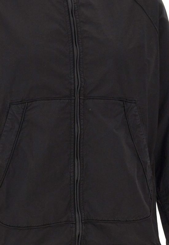 26SS 스톤 아일랜드 스트레치 코튼 텔라 파라슈트 오버사이즈핏 집업 트랙 자켓 6100044S0003 V0029 Black - STONE ISLAND