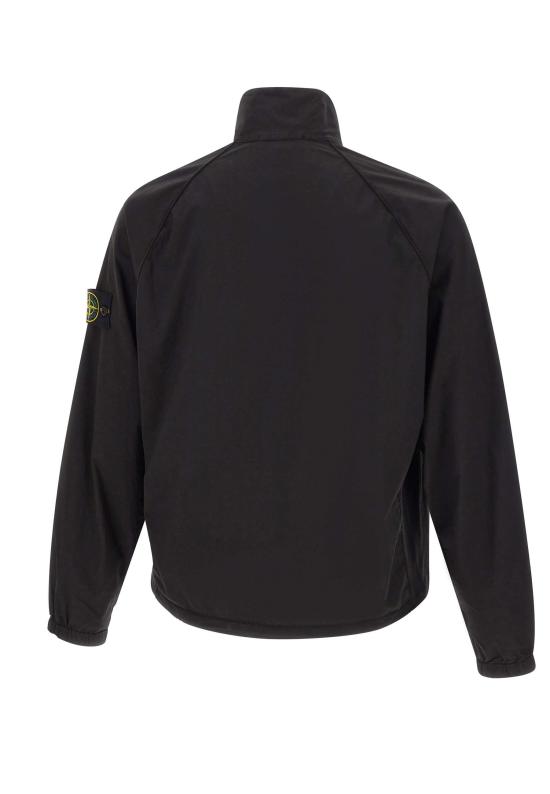 26SS 스톤 아일랜드 스트레치 코튼 텔라 파라슈트 오버사이즈핏 집업 트랙 자켓 6100044S0003 V0029 Black - STONE ISLAND