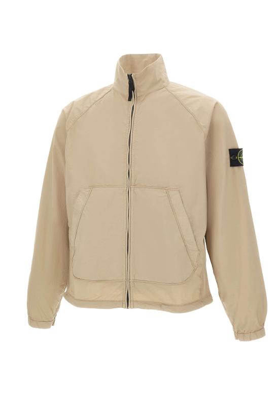 26SS 스톤 아일랜드 스트레치 코튼 텔라 파라슈트 오버사이즈핏 집업 트랙 자켓 6100044S0003 V009A Beige