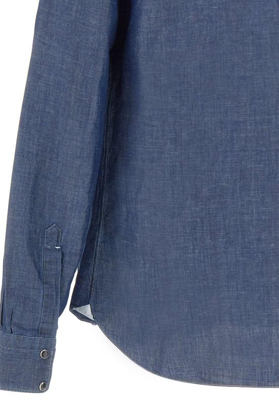 26SS 발바 데님 셔츠 WSU02P2054251U 0001 Blue - BARBA