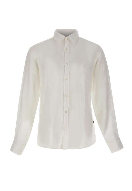 26SS 보스 긴팔 셔츠 50567579 100 White