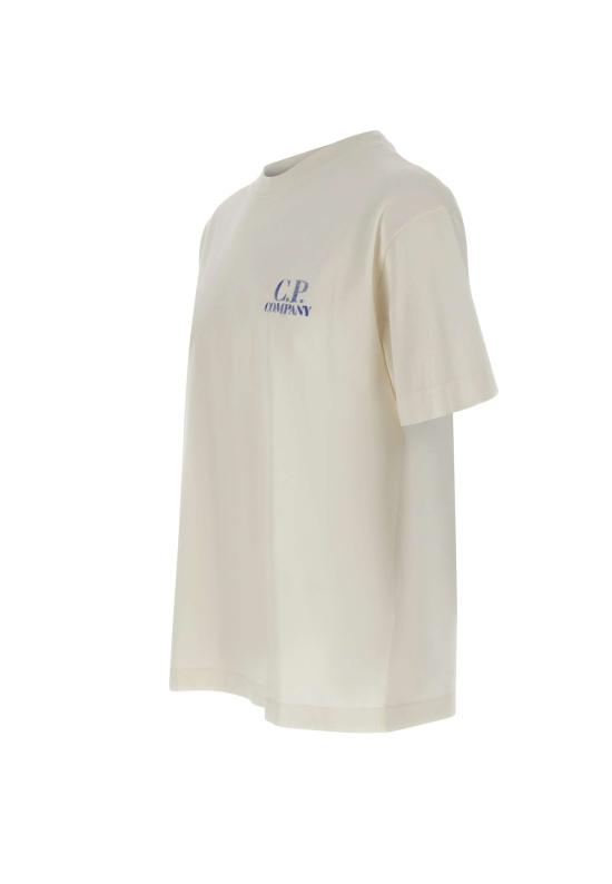 26SS 씨피 컴퍼니 반팔 티셔츠 20CMTS143A 110579W103 White - C.P. COMPANY