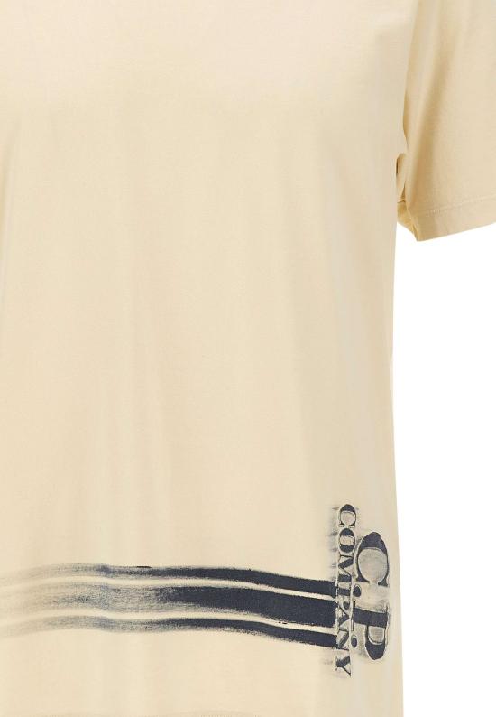 26SS 씨피 컴퍼니 반팔 티셔츠 20CMTS293A 005431G114 Beige - C.P. COMPANY