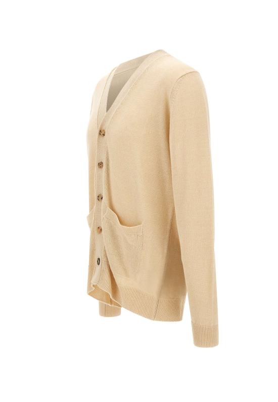 26SS 필리포 드 로렌티스 가디건 CB1MLT LC7R030 Beige - FILIPPO DE LAURENTIIS