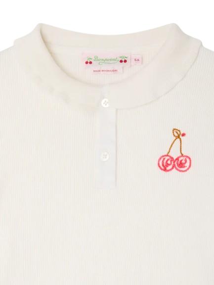 26SS [키즈] 봉쁘앙 티셔츠 S06GTSK00018 102 White - BONPOINT