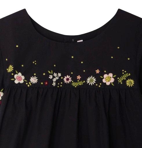 26SS [키즈] 봉쁘앙 원피스 S06GDRW00004 199A Black - BONPOINT