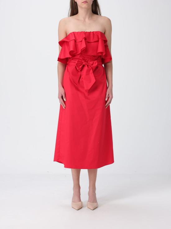 26SS 하니타 롱 원피스 HV38234597 CILIEGIA Red