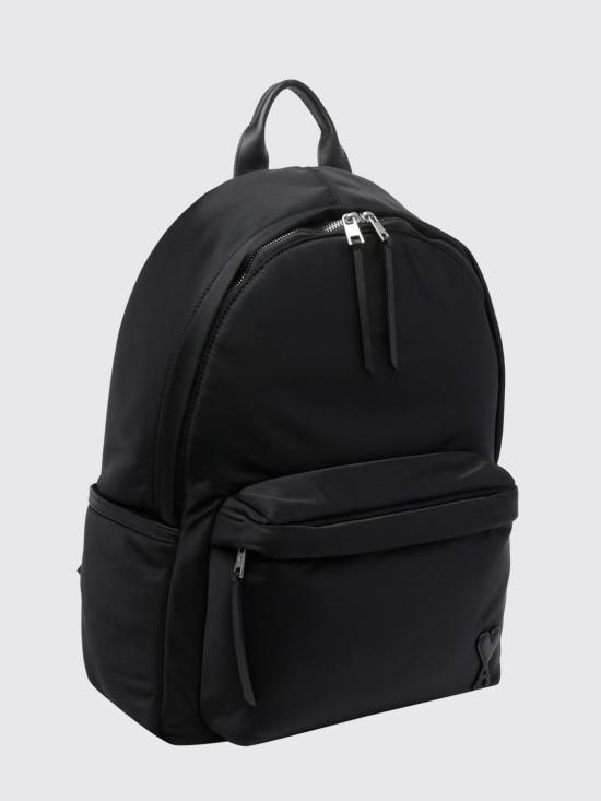 26SS 아미 나일론 마르셀 백팩 ULL728AW0001 001 Black - AMI