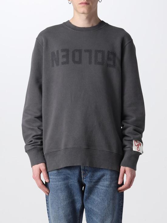 26SS 골든구스 골든 레터링 올리브 그린 스웨트셔츠 GMP01223P00064260318 Grey