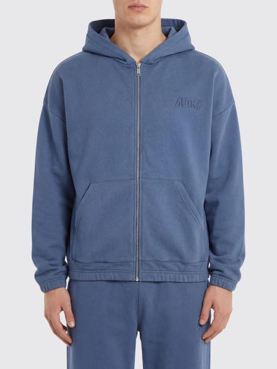 26SS 오트리 후드 티셔츠 HIPX032D Blue