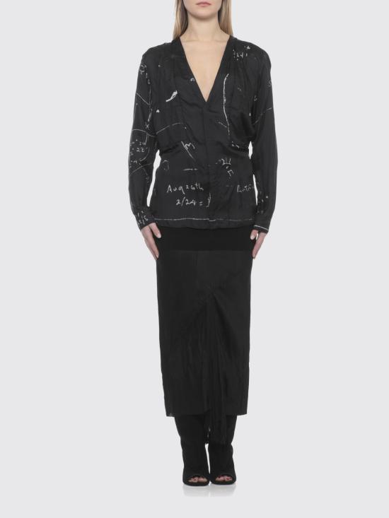 26SS 릭 오웬스 롱 스커트 RP01F6334SP109 11 White - RICK OWENS