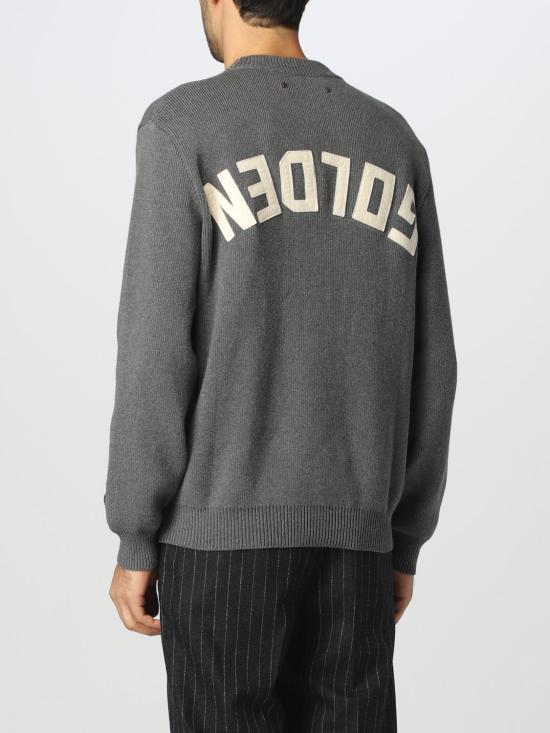 26SS 골든구스 로고 코튼 라운드넥 스웨터 GMP00841P00066260304 Grey - GOLDEN GOOSE