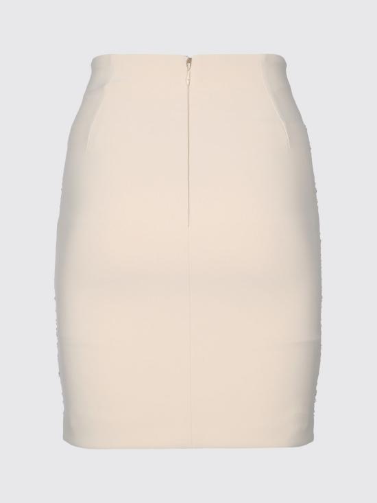26SS 엘리자베타프랜치 미디 스커트 GO15261E2 FB6 White - ELISABETTA FRANCHI