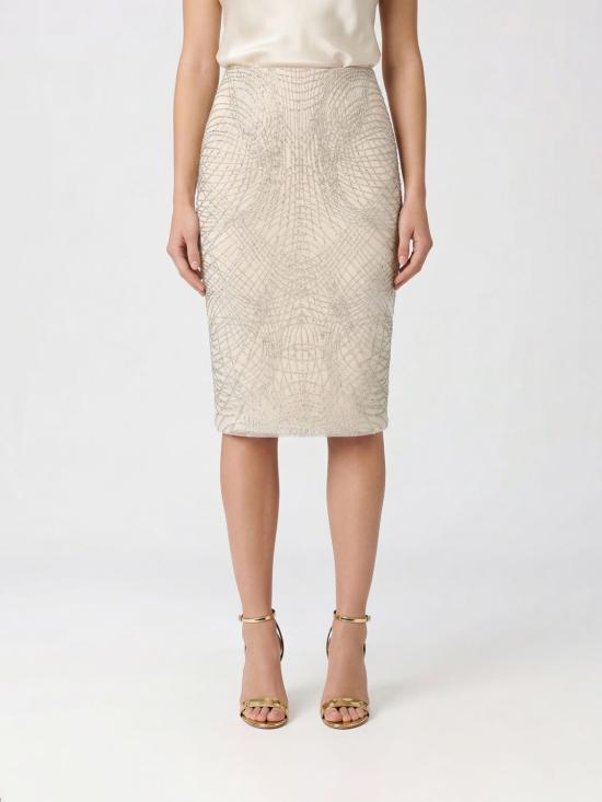 26SS 엘리자베타프랜치 미디 스커트 GO15261E2 FB6 White