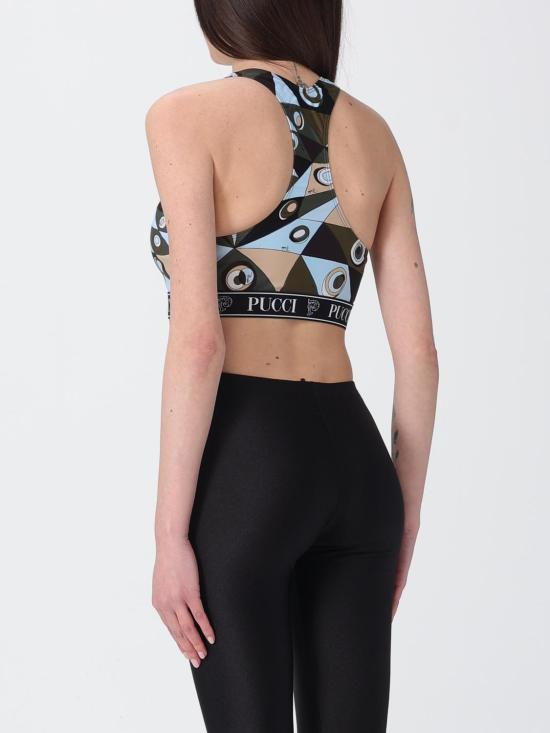 26SS 푸찌 트레이닝 티셔츠 6HTP576H865 P18 Kaki - PUCCI