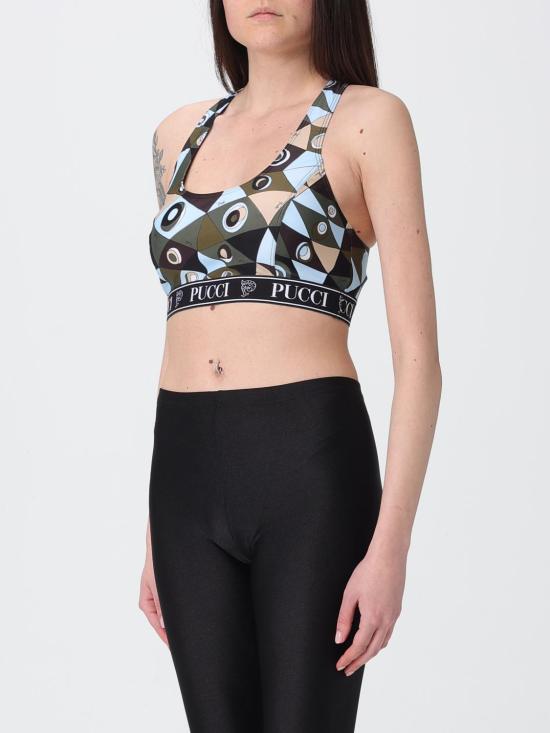 26SS 푸찌 반팔 티셔츠 6HTP576H865 P18 Kaki - PUCCI