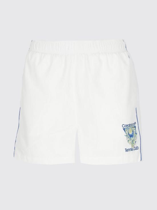 26SS 카사블랑카 숏팬츠 MSP26TR029 02 White - CASABLANCA