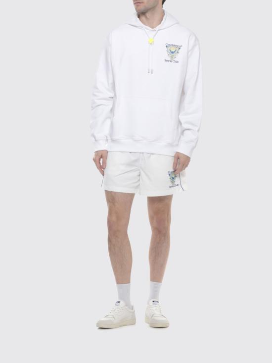 26SS 카사블랑카 숏팬츠 MSP26TR029 02 White - CASABLANCA