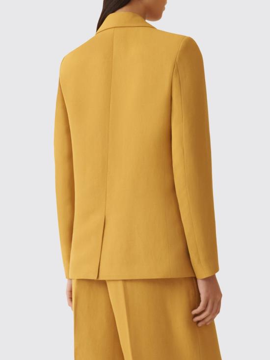 26SS 파비아나 필리피 플루이드 린넨·비스코스 오버사이즈 재킷 GCD276F218M148 6174 Mustard - FABIANA FILIPPI