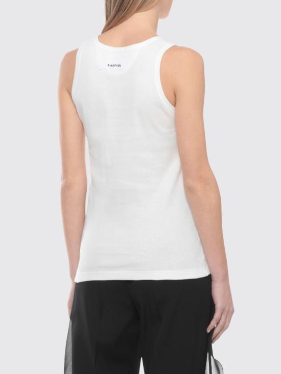 26SS 랑방 민소매 티셔츠 RWTO0012J047P26 00 White - LANVIN