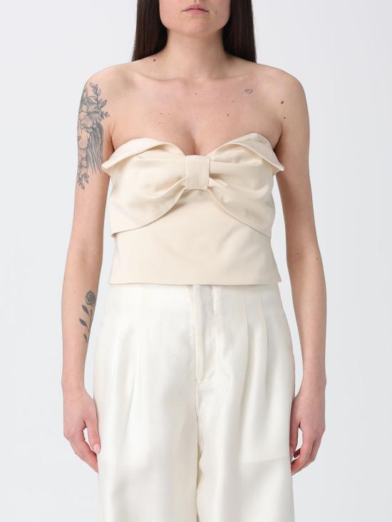 26SS H 꾸뛰르 민소매 티셔츠 HM32274647 VANIGLIA Ivory