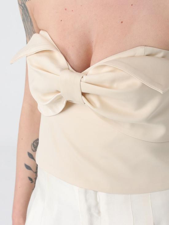 26SS H 꾸뛰르 민소매 티셔츠 HM32274647 VANIGLIA Ivory - H COUTURE