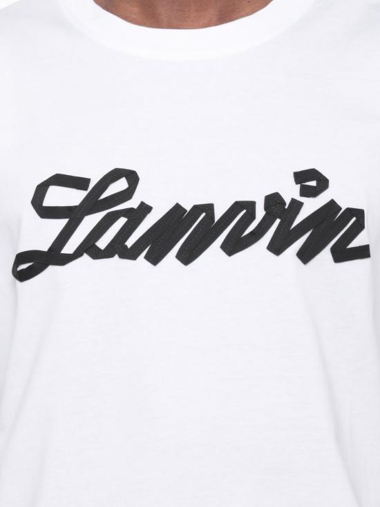 26SS 랑방 반팔 티셔츠 RMTS0012J308P26 01 White - LANVIN