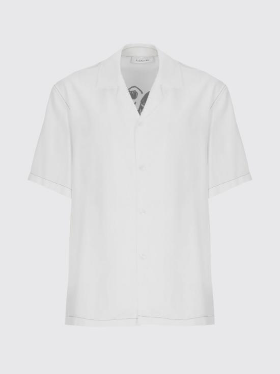 26SS 랑방 반팔 셔츠 RMSI00116257P26 00 White - LANVIN