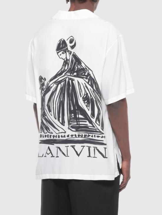 26SS 랑방 반팔 셔츠 RMSI00116257P26 00 White - LANVIN