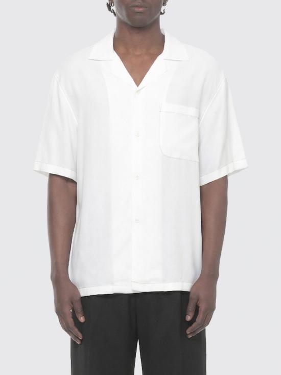 26SS 랑방 반팔 셔츠 RMSI00116257P26 00 White