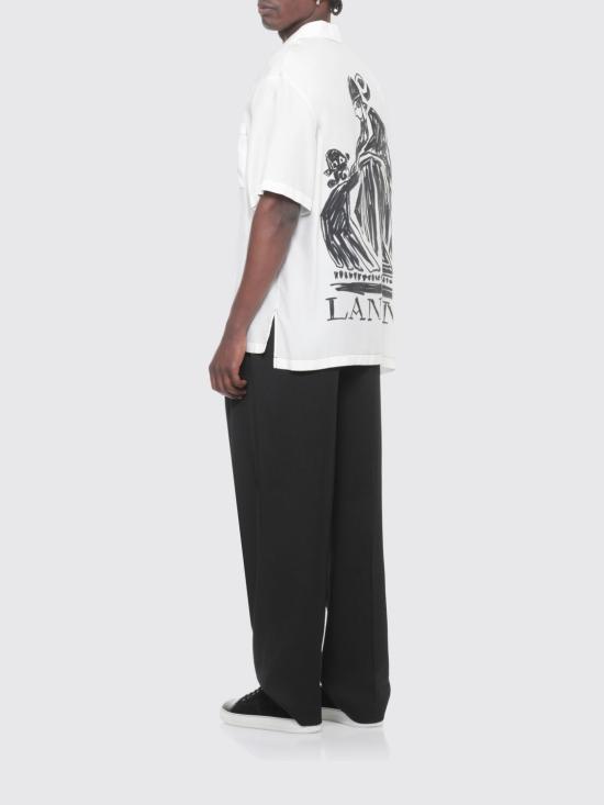 26SS 랑방 반팔 셔츠 RMSI00116257P26 00 White - LANVIN