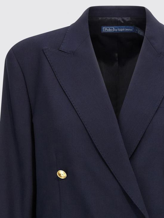 26SS 폴로 랄프로렌 더블 브레스트 스트레치 울 블레이저 211952717 004 Blue - POLO RALPH LAUREN