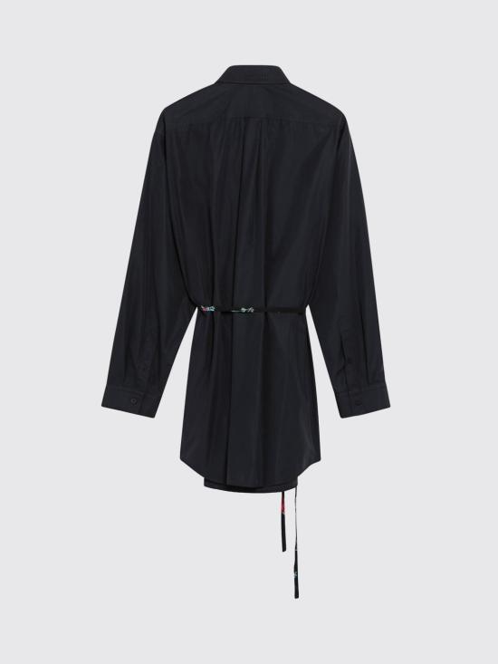 26SS 발렌시아가 롱 원피스 857337TTM12 1055 Black - BALENCIAGA