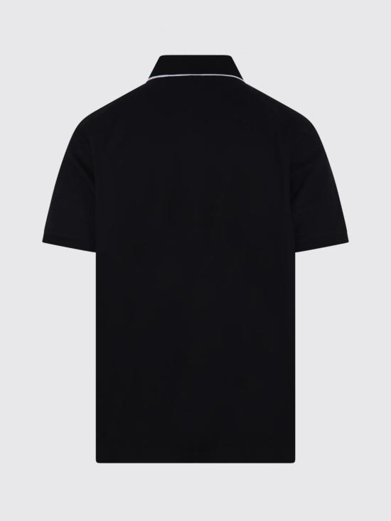 26SS 구찌 자수 코튼 피케 폴로 셔츠 806250XJHHO 1043 Black - GUCCI